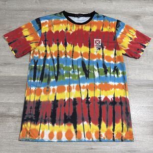 Tie Dye Shirt Men’s XL Multicolor Hustle 24/7 M Society Streetwear Psychedelic